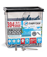 #10 x 2-1/2" 304 Stainless Steel Deck Screws – T25 Torx Star Drive, Flat... - $101.49