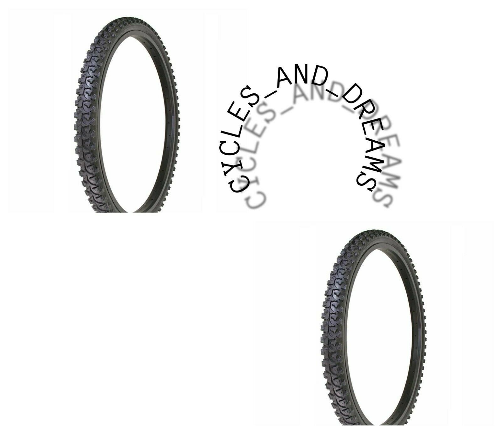 NEW! RALSON TIRE 26 X 1.95 BLACK/BLACK SIDE WALL R4106, MOUNTAIN BIKE