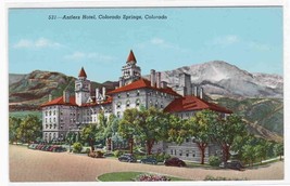 Antlers Hotel Colorado Springs Colorado postcard - $4.46