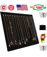 Space-Saving Velvet Jewelry Organizer - 17 Hooks for Necklaces and Brace... - $315.07 MXN