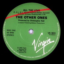 The Other Ones - All The Love / Islands [7" 45 rpm Single] UK Import PS image 2