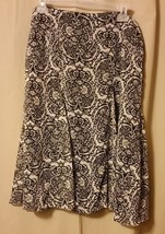 Black And White Skirt By East 5TH Size 12 B1 - £6.90 GBP