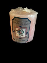 New Vintage 1980s Robert Alan Candle Company 3”x3” Pillar Prim Rose Scen... - $181.39 MXN