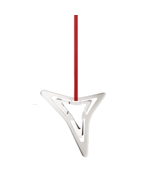 2021 Georg Jensen Christmas Holiday Ornament Three Point Star Silver - New - £17.99 GBP