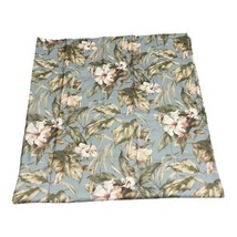 Large Palm Leaves Tropical Hibiscus Flowers Shower Curtain Beach Nautical 71x73 - £22.41 GBP