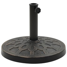 Parasol Base Round Polyresin 28.7 lb Bronze - $2,244.08 MXN