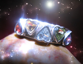 HAUNTED RING EXPLOSION OF THE DIVINE HEALER OF HEARTS HIGHEST LIGHT OOAK MAGICK image 2