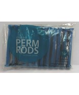 (Lot of 3 Packs) MARIANNA LONG BLUE 1/4&quot; ~ Straight Perm Rods ~ 12 Per P... - £9.41 GBP