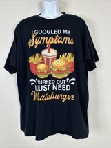 Whataburger Black Fast Food T Shirt Short Sleeve Mens 2XL - $13.39