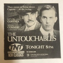 The Untouchables TV guide Print Ad Kevin Costner Sean Connery TPA20 - $5.93