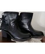 Rue 21 Brand ~ Black ~ Faux Leather ~ Women's Size M (7/8) Boots - $35.00