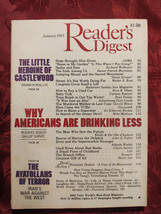 Readers Digest January 1985 VCRs Morris Gibson John G. Fuller Drinking Survey - £6.49 GBP