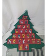 Avon Countdown to Christmas Fabric Tree Advent Calendar 1995 - £22.92 GBP