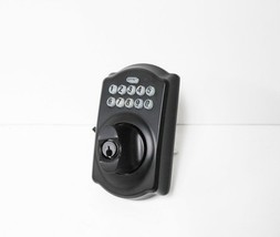 SCHLAGE BE365 CAM 622 Keypad Electronic Deadbolt Matte Black image 2