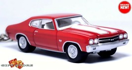 Rare! Key Chain 1970/1971 Red Chevy Chevelle Ss Chevrolet Custom Limited Edition - $44.98