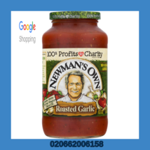 Newmans Own, Sauce Pasta Tomato Roasted Garlic, 24 Ounce, 4 Jars Included - £20.03 GBP