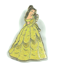 Disney Pin Princess Belle Yellow Glitter Dress Beauty and the Beast 2009 - £12.76 GBP