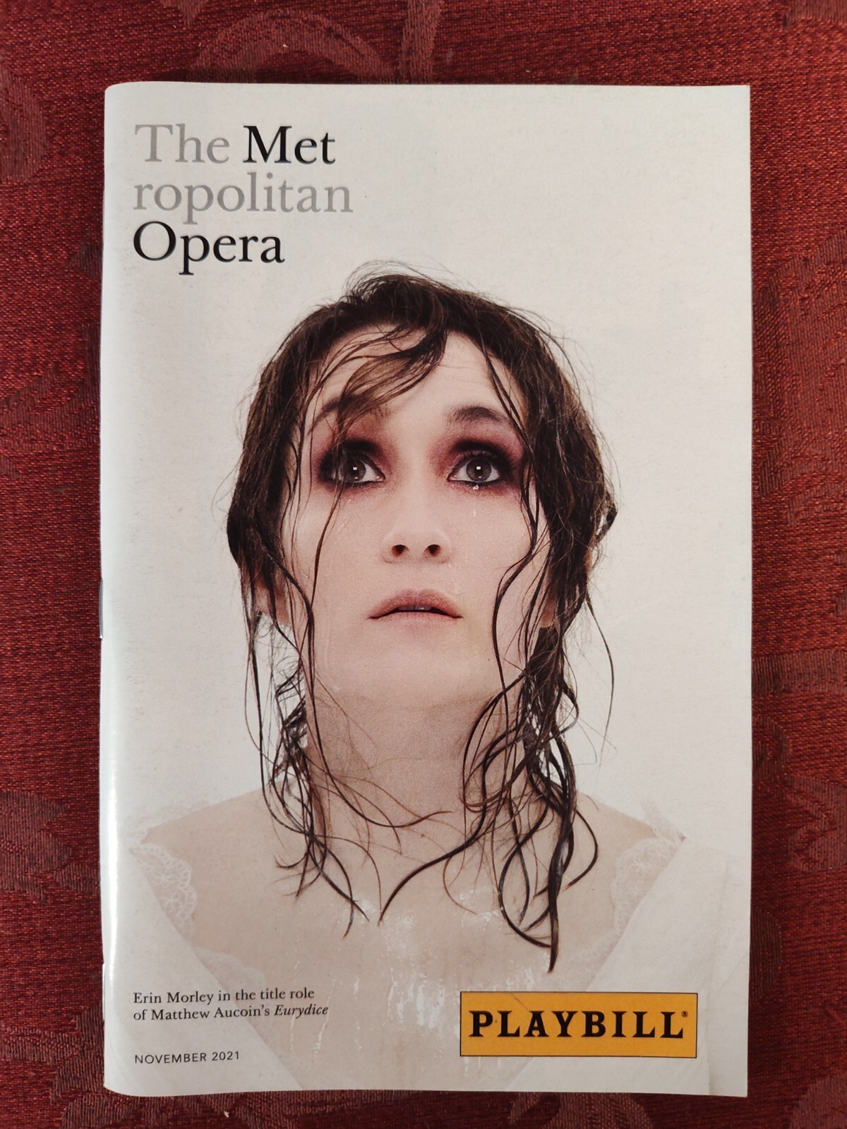 PLAYBILL Metropolitan OPERA November 2021 Erin Morley PORGY AND BESS - $14.40