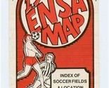 1982 Ensa Map KYNN Index of Soccer Fields &amp; Locations Eastern Nebraska  - $17.80