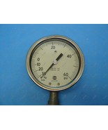 US Gauge 540L Series 4&quot; Pressure Gauge 30 Hg/60 PSI Stainless 1/2&quot; LM St... - $44.99