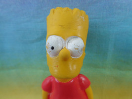 Vintage 1990 The Simpsons Bart Bendable Rubber Figure - as is - damaged - £1.54 GBP