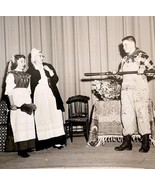 1958 Maskeraders Real Photo Maskers Play Theater Villian Is Foiled NH Ma... - $56.12 CAD
