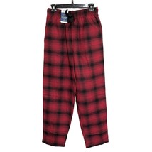 New George Size S Small Sleep Pant Mens Flannel Elastic Waist Drawstring Pockets - $13.49