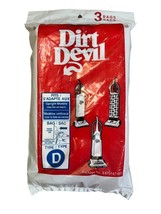 Dirt Devil Vacuum Bags Type D 3-Pack - Fits Featherlite/Classic/... 3-670147-001 - £7.66 GBP