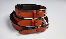 Shwaan Genuine Leather Dog Collar best quality heavy duty leather Dog Collar - £45.59 GBP