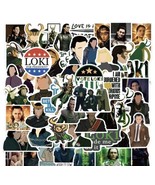 50 PCS Loki TV Show Movie Stickers Comic Decals Car Hydro Laptop Free Sh... - $13.67 CAD