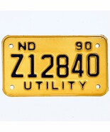 1990 United States North Dakota Utility Special License Plate Z12840 - $20.35 CAD