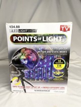 Points Of Light Projector Led 14 Color Combo Show Motion/Static Mode Incomplete - £15.70 GBP