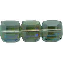 3 Black Diamond AB Cube Swarovski Crystal Beads 8mm New - £9.23 GBP