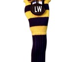 NEW BLUE YELLOW KNIT hybrid headcover LW Rescue UTILITY golf club Head c... - €13,08 EUR