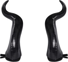 Horns Cosplay Costume Headwear Thief Black Horn Gothic Headhand Hair Cli... - £18.79 GBP