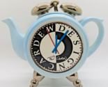 Paul Cardew Collectors Club Blue Alarm Clock Teapot  - $107.91
