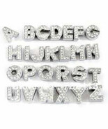 Letter Slide Charm Fit 8mm Wristbands- Select any letters. - $1.34 CAD