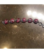 Red rhinestone bracelet (missing stone) - $268.64 MXN
