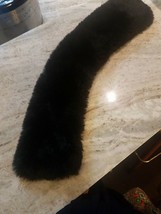 Black Fur Wrap 22&quot; - $50.37