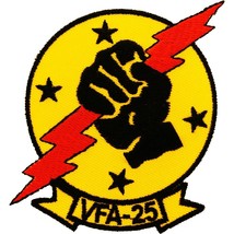 U.S. Navy VFA-25 Strike Fighter Squadron Patch Black &amp; Yellow 3&quot; - £7.27 GBP