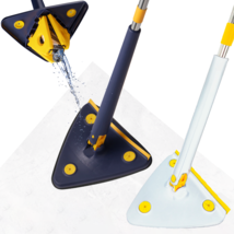 Triangle Scrubbing Rotatable Mop 360 with Adjustable handle Wall Floor 5... - $26.23