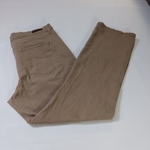 Lee 3051877 Relaxed Fit Womens Brown Cotton Blend Straight Leg Jeans 16M (34×30) image 2