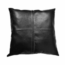 Soft Pillow Cover 100% Lambskin Leather Glitter New Decent Genuine Home Decor - £35.08 GBP
