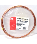 New Mueller Streamline 1/4” O.D.  x 10’ Copper Coil D-04010 (Made in USA) - $18.04