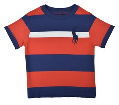 Polo Ralph Lauren Boys Kids Toddlers Big Pony Jersey Tee Shirt Red, (5) ... - $24.70
