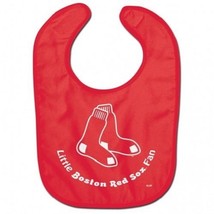 MLB Little Boston Red Sox Fan Baby Infant ALL PRO BIB Red by WinCraft - £10.37 GBP