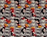 Cotton Mickey and Minnie Crossy Road Mouse Gray Fabric Print by the Yard... - $201.16 MXN