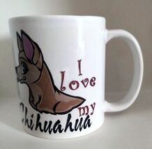 I Love My Chihuahua Design Imprinted On 11oz Ceramic Mug - €8,58 EUR