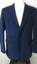 GORGEOUS Charles Tyrwhitt London Dark Blue Cotton Corduroy Sport Coat Bl... - £84.97 GBP