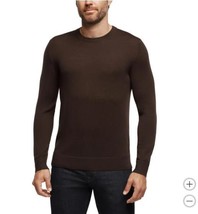 Banana Republic Mens Sweater Brown Merino Wool Long Sleeves Crewneck Sli... - $975.89 MXN